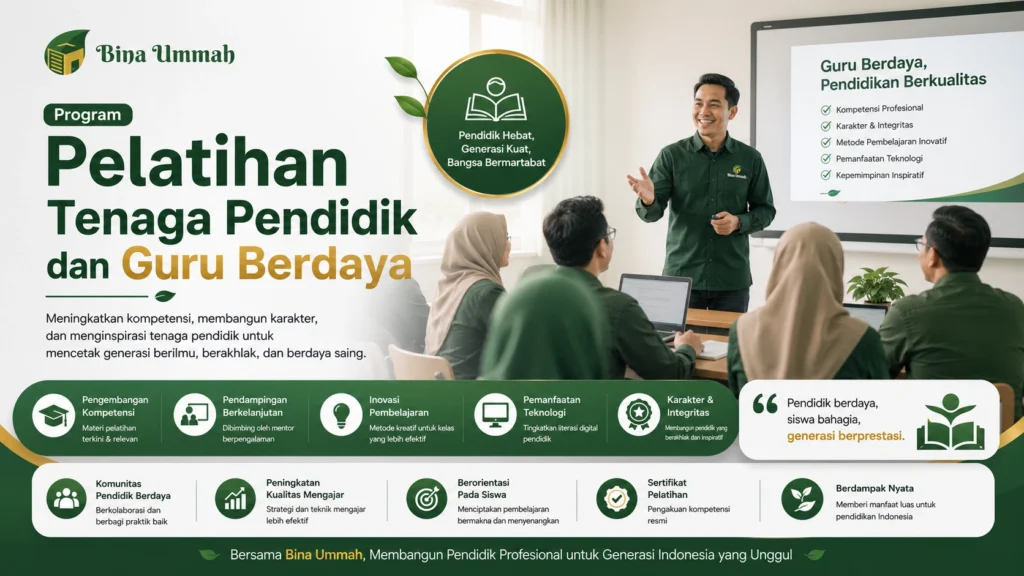 Program Pelatihan Guru dan Tenaga Pendidik Berdaya
