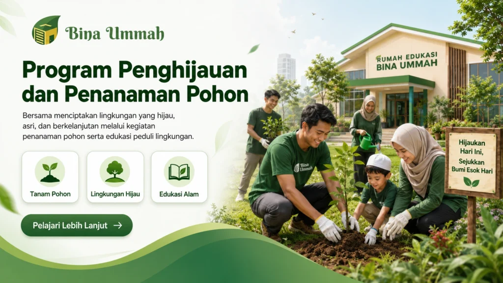 Program Penghijauan dan Penanaman Pohon